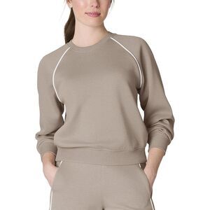 Spanx® Womens  Airpique Crewneck Top, Brown